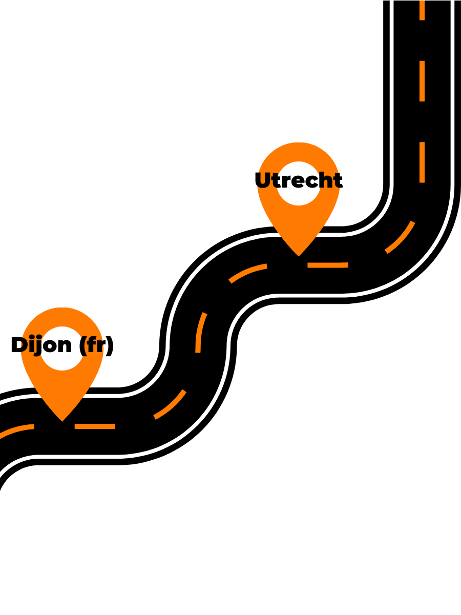 tourkalender Dedicon: route met twee naamplaatsen