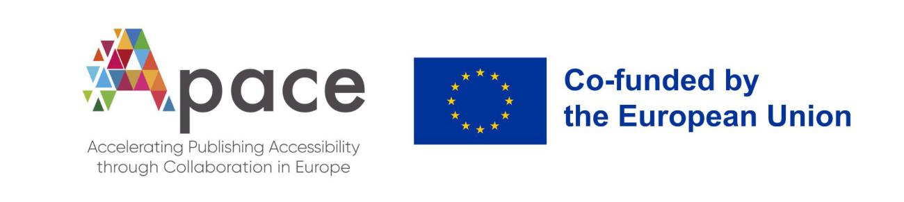 Logo APACE and Co-funded by the European Union