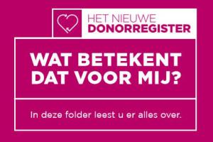 Folder Het Nieuwe Donorregister