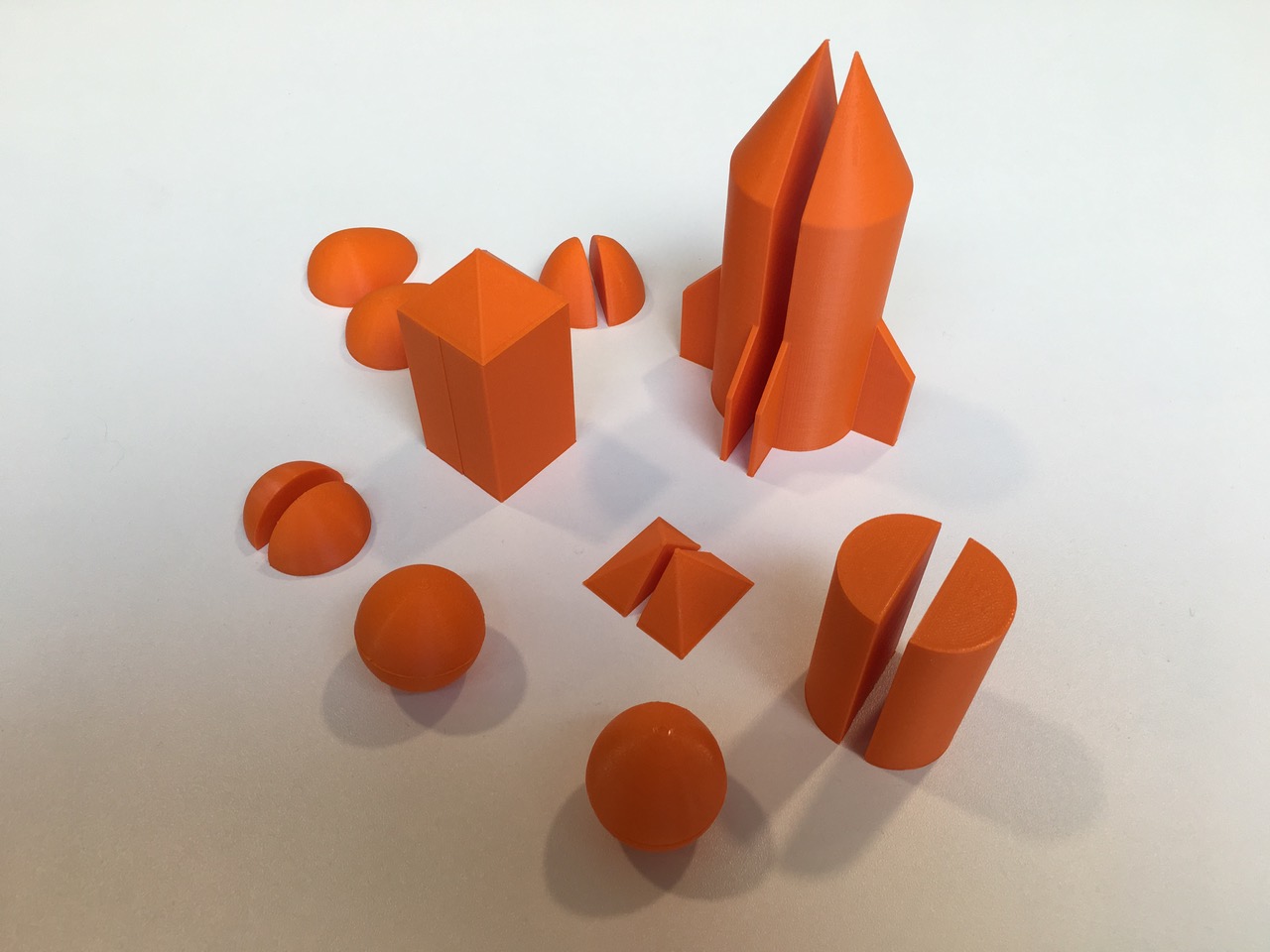 Foto van diverse 3D modellen